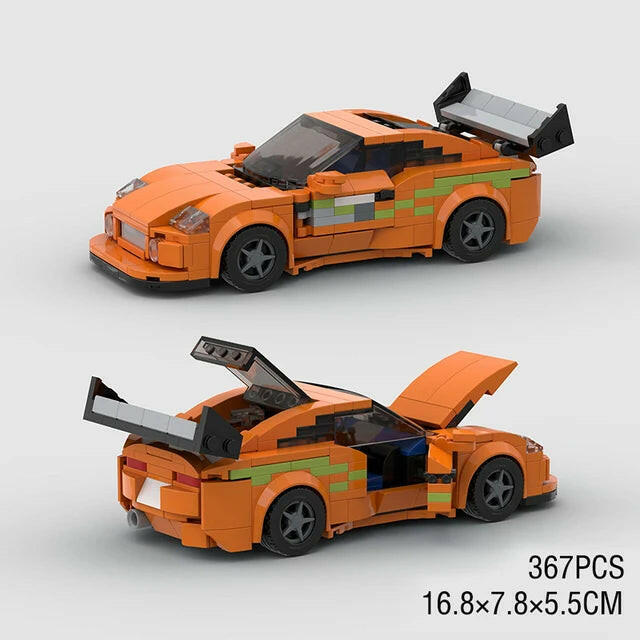 MOC 911 MK4 Supra Speed Champions Racing Car