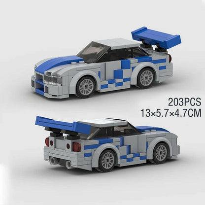 MOC 911 MK4 Supra Speed Champions Racing Car