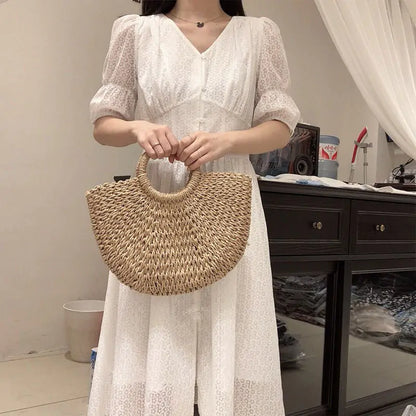 Handmade Straw Bag