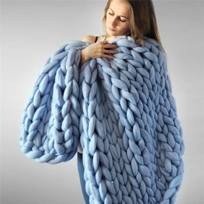 Handmade Chunky Knit Blanket