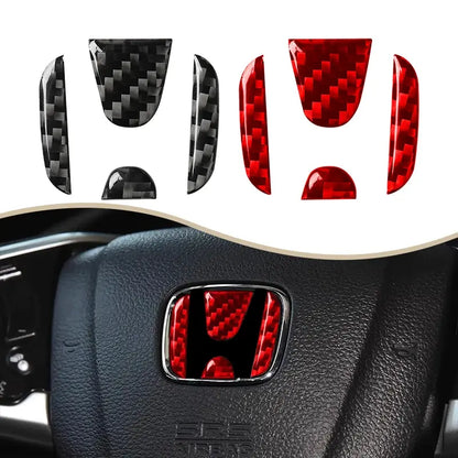 Carbon Fiber Car Steering Wheel Sticker